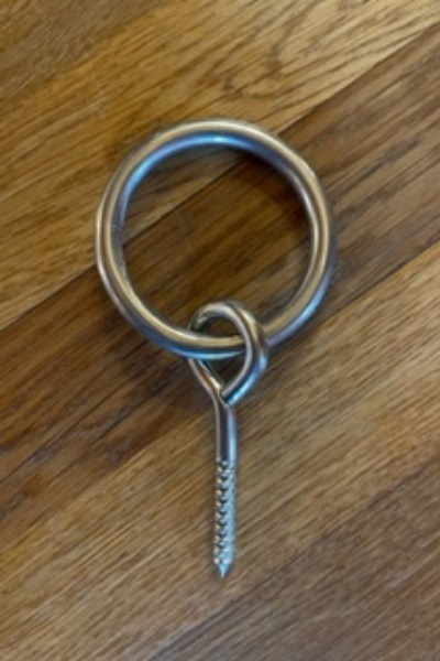 Augbolzen mit Ring, Edelstahl