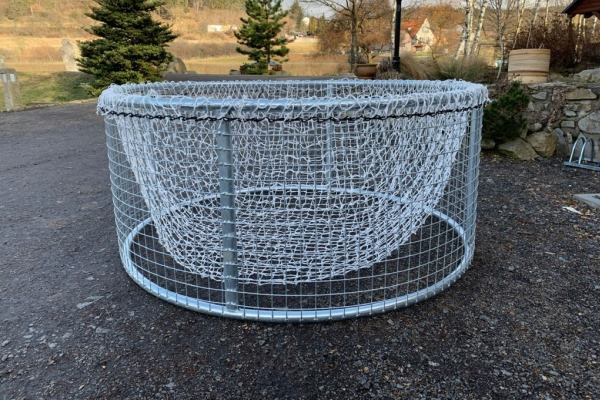 Raufennetz, Ø 150 - 170 cm (Polyester - knotenlos) - Maschenweite wählbar