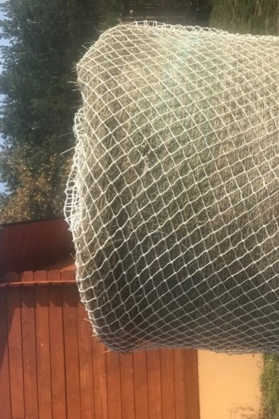 Rundballen Heunetz Ø 180 cm, Maschenweite 4 cm ( Polyester - knotenlos)