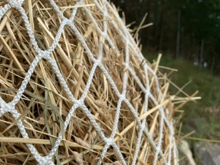 Rundballen Heunetz Ø 150 cm, Maschenweite 5 cm - Polypropylen – knotenlos