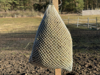 Heusack 100x100 cm, Maschenweite 3 cm (Polypropylen - knotenlos)